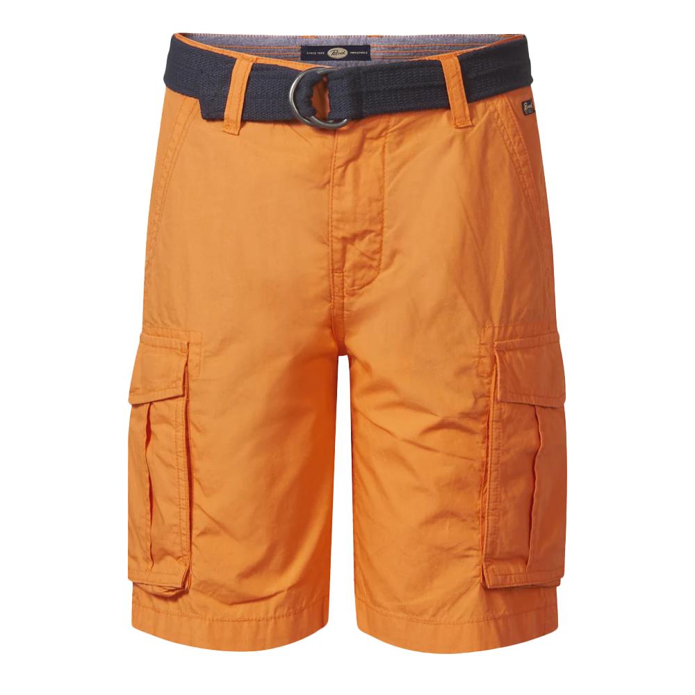 Short Orange/Noir Homme Petrol Industries Cargo pas cher