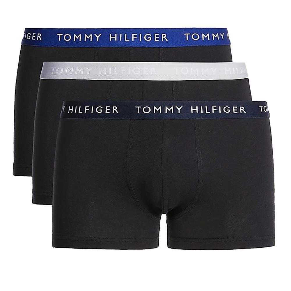 X3 Boxers Noirs Homme Tommy Hilfiger UM0UM02324 pas cher