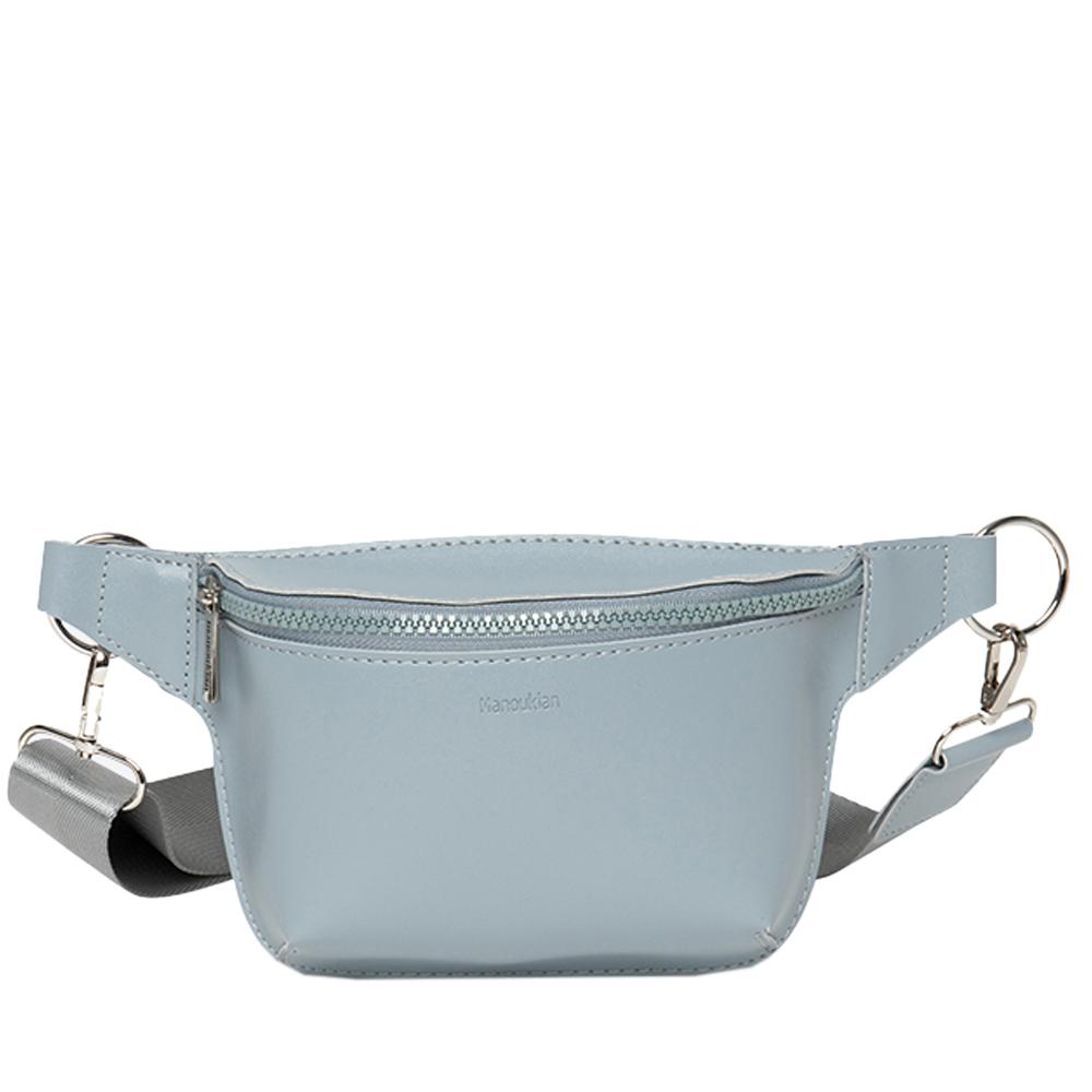 Sac Banane Gris/Bleu Femme Manoukian Molly pas cher