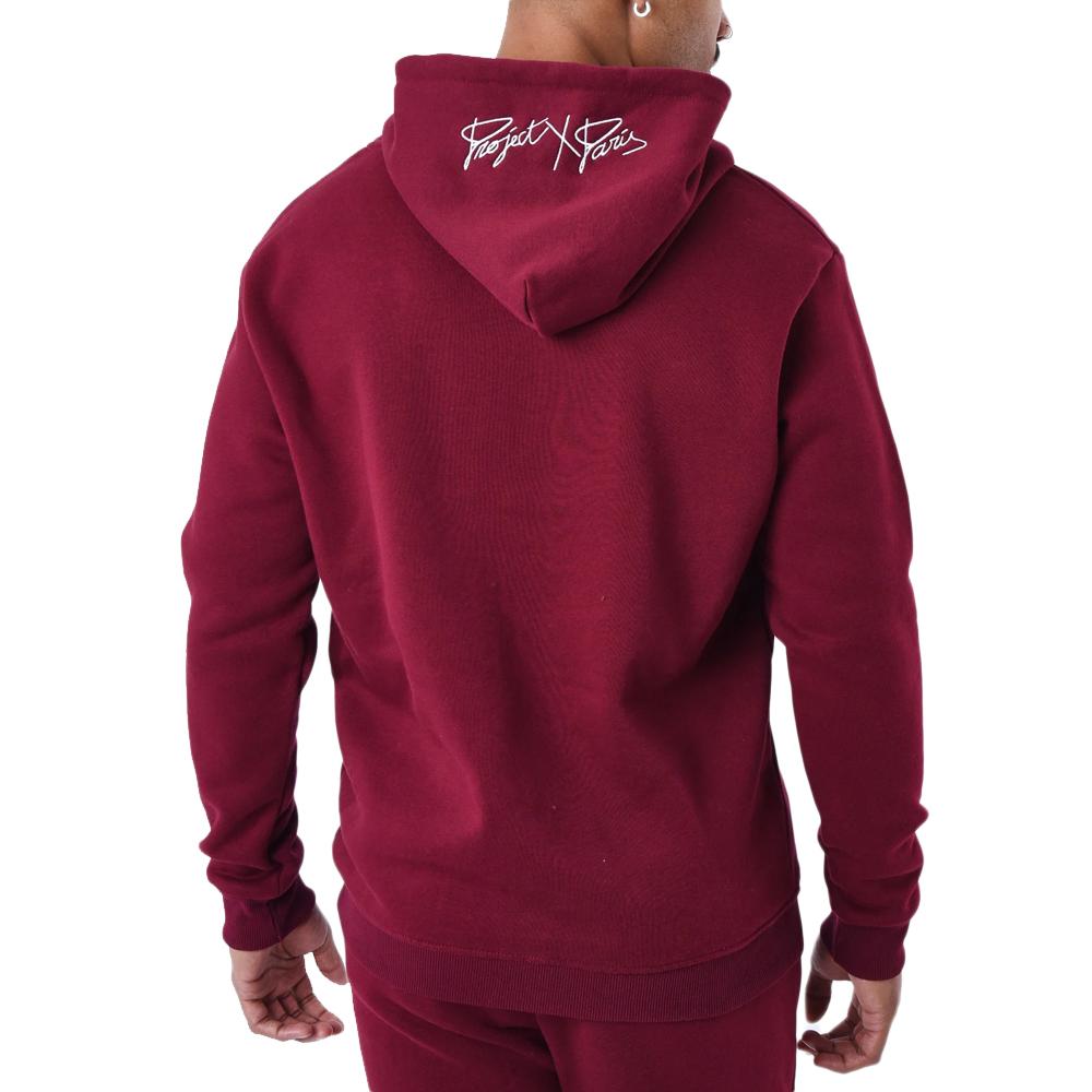 Sweat Bordeaux Homme Project X Paris Basic Full vue 2