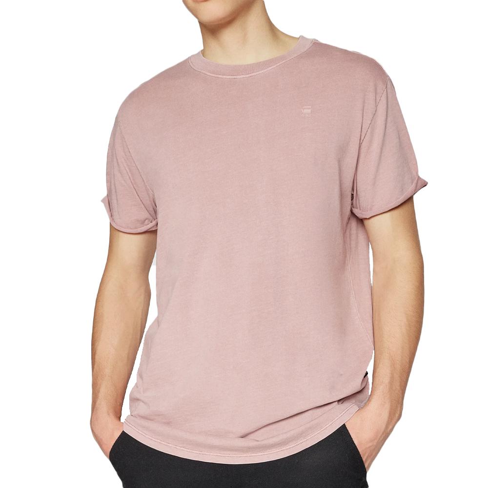 T-shirt Rose Homme G-Star Raw D16396 pas cher