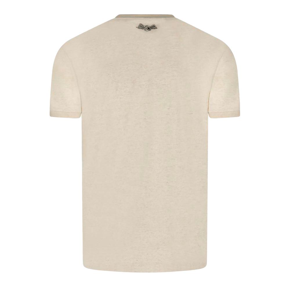 T-shirt Beige Homme Von Dutch BARST vue 2