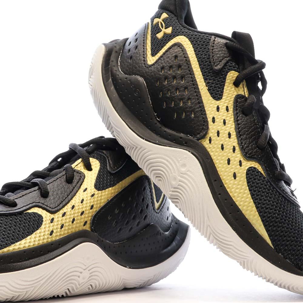 Chaussures de Basket Noir/Doré Mixte Under Armour Jet 23 vue 7