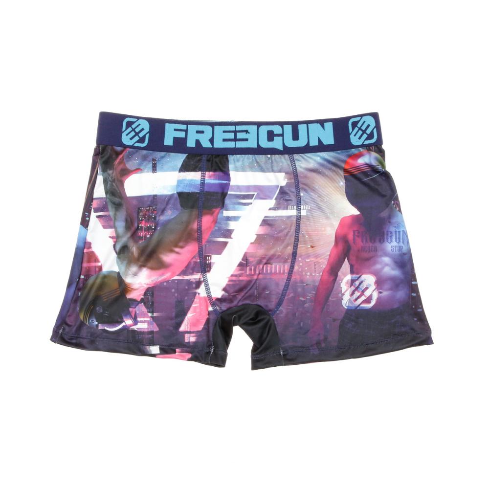 Boxer Violet Homme Freegun Cyborg pas cher