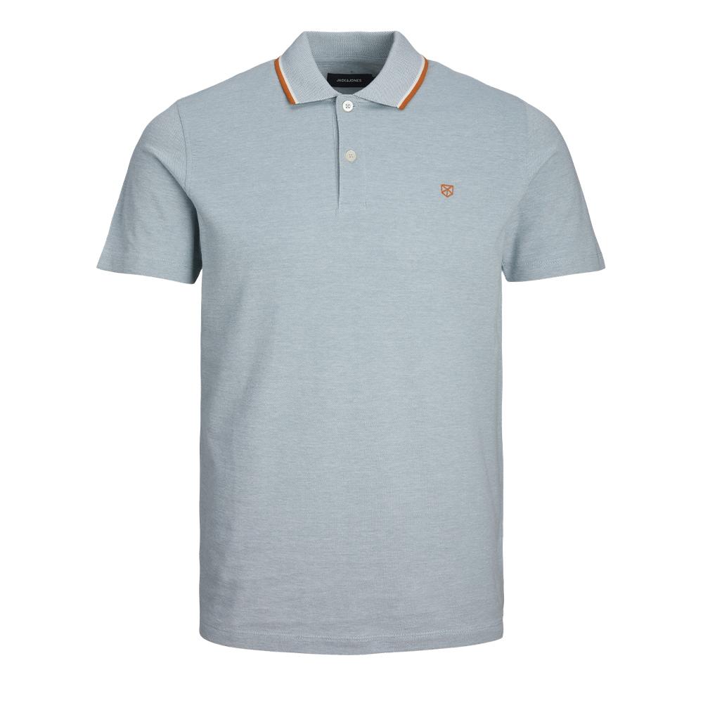 Polo Bleu Chiné Homme Jack & Jones Paulos Play pas cher