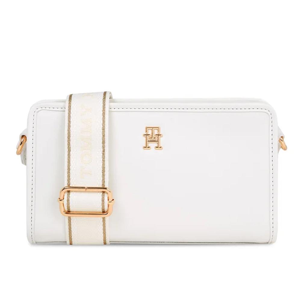 Sac Bandoulière Blanc Femme Tommy Hilfiger Crossove pas cher