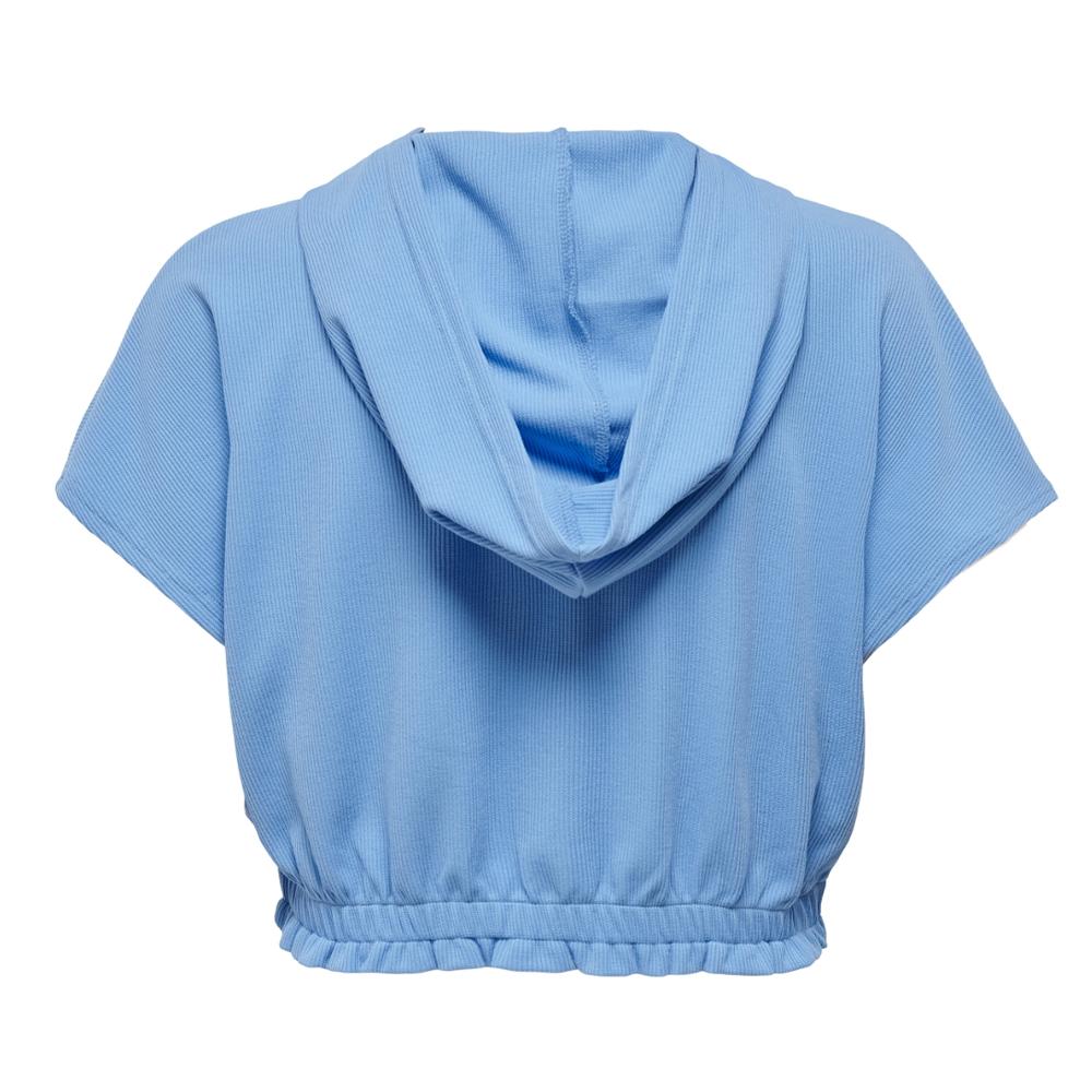 Sweat à Capuche Bleu Femme JDY Shine vue 2