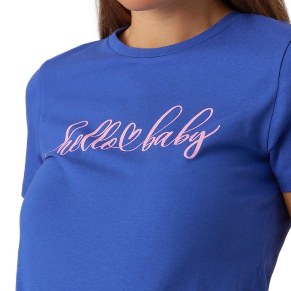 T-shirt Bleu Femme Mamalicious Somya vue 3