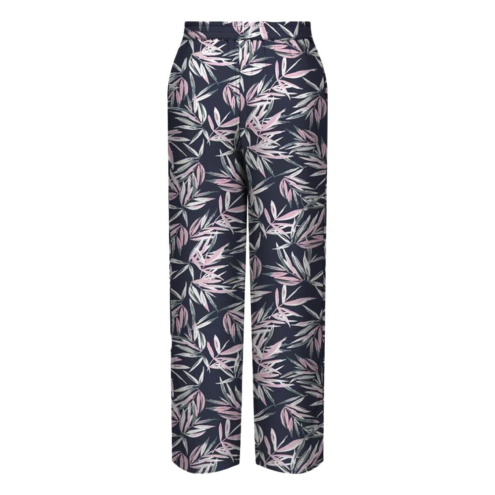 Pantalon Marine/Rose Femme Only Nova Life Palazzo vue 2