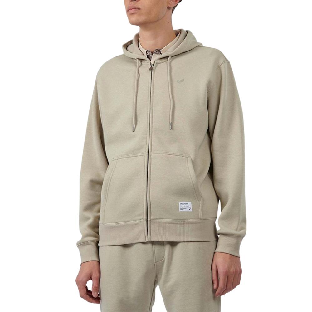 Sweat zippé Beige Homme Kaporal BYLA pas cher