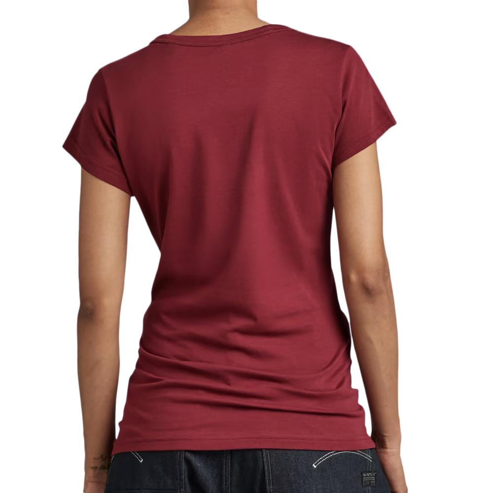 T-shirt Bordeaux Femme G-Star Raw Eyben D21314 vue 2