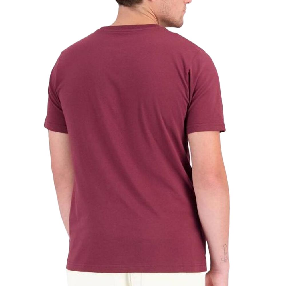 T-shirt Bordeaux Homme New Balance MT31908BG vue 2