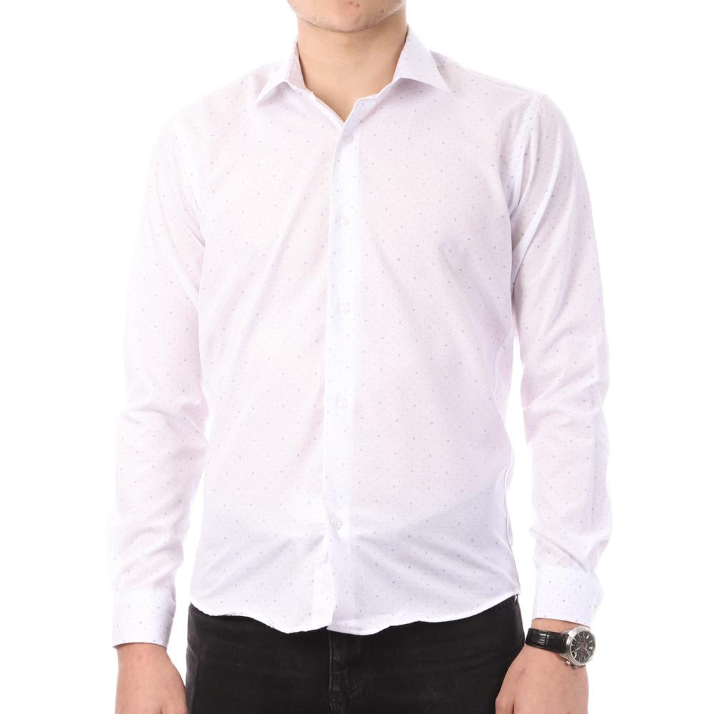 Chemise Blanche/Imprimé Homme Saint-Hilaire 202 pas cher