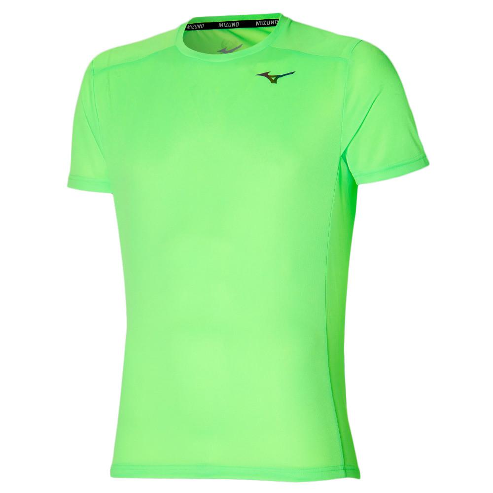 T-shirt Vert Homme Mizuno Training 88 pas cher