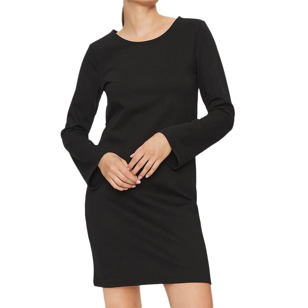 Robe Noire Femme Vila Viarmerone pas cher