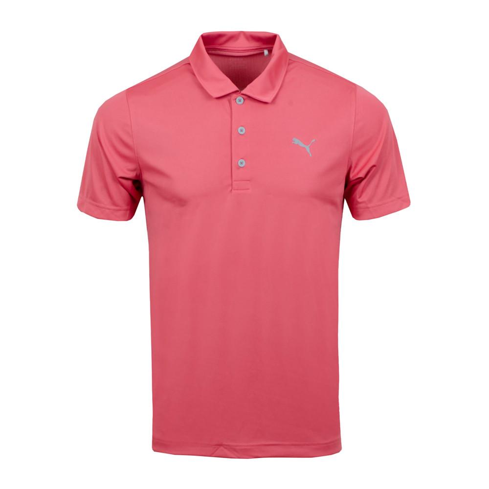 Polo Rose Homme Puma Rotation pas cher