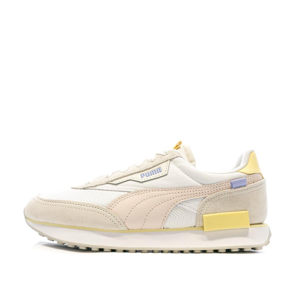 Baskets Blanc/Beige Femme Puma Future Rider pas cher