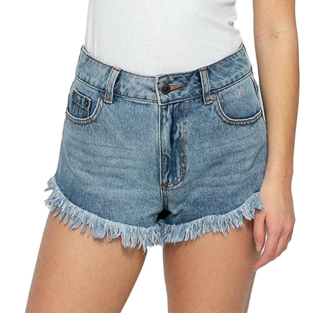 Short en Jean Femme RVCA W3WKRKRVP1 pas cher