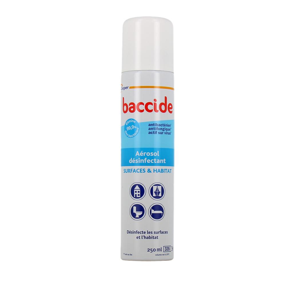 L’aérosol Désinfectant Baccide Surfaces & Habitat 250 ml pas cher