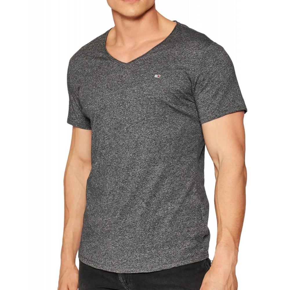 T-shirt Gris Homme Tommy Hilfiger Xslim Jaspe pas cher