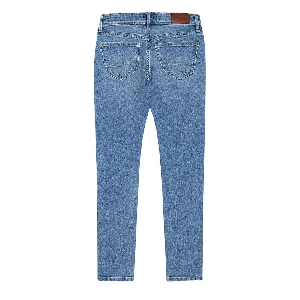 Jean Slim Bleu Fille Pepe Jeans Pixlette vue 2