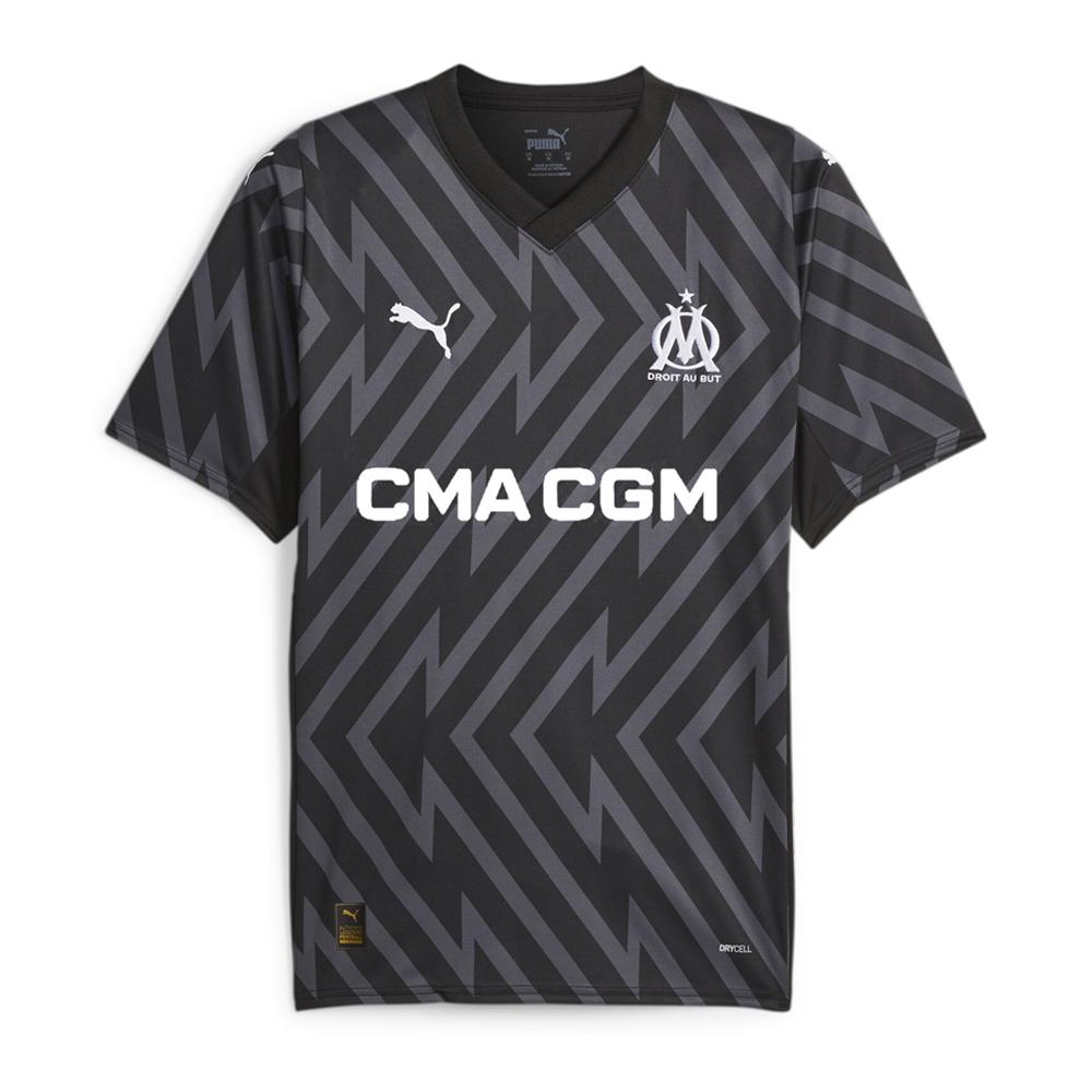 OM Maillot de Gardien Noir Homme Puma Gk Jersey Replica 771360-97 pas cher