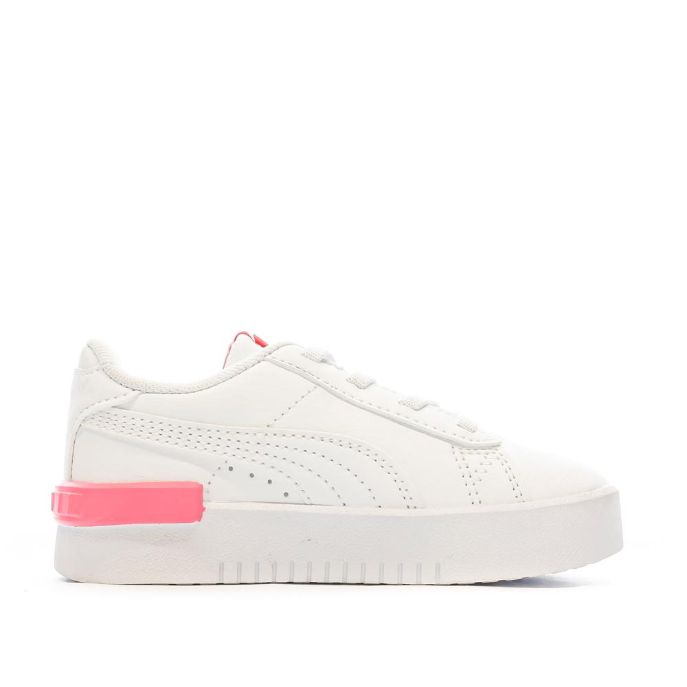 Baskets Blanches Fille Puma Inf Jada vue 2