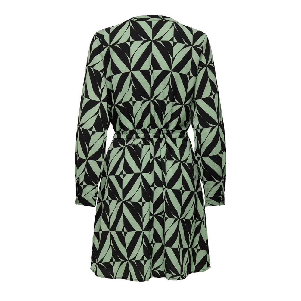 Robe Verte à Motifs Femme JDY Piper vue 2