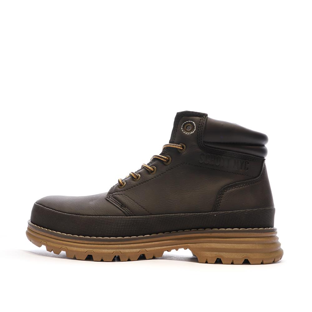 Boots Marron Homme Schott Elland pas cher