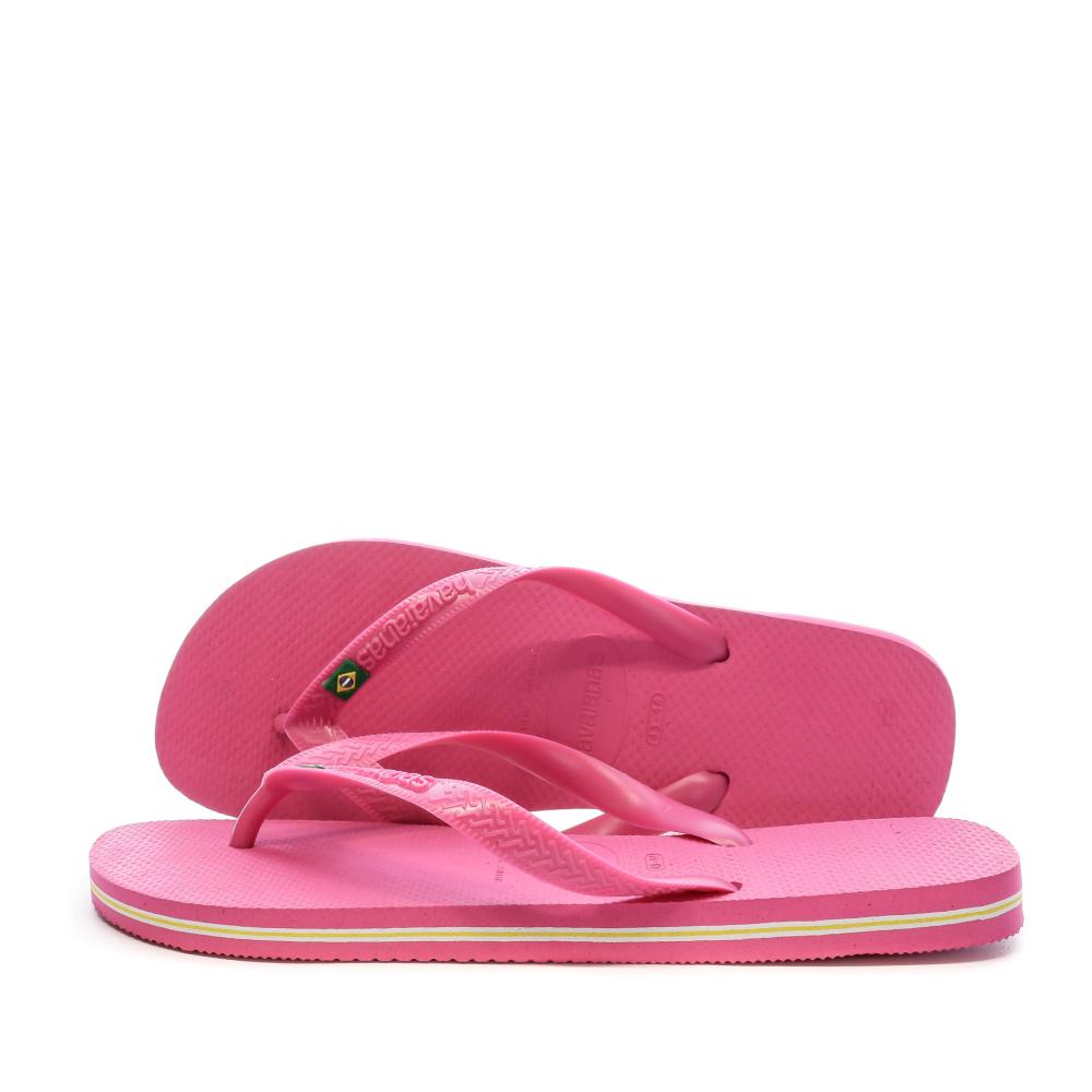 Tongs Rose Homme Havaianas Brasil pas cher