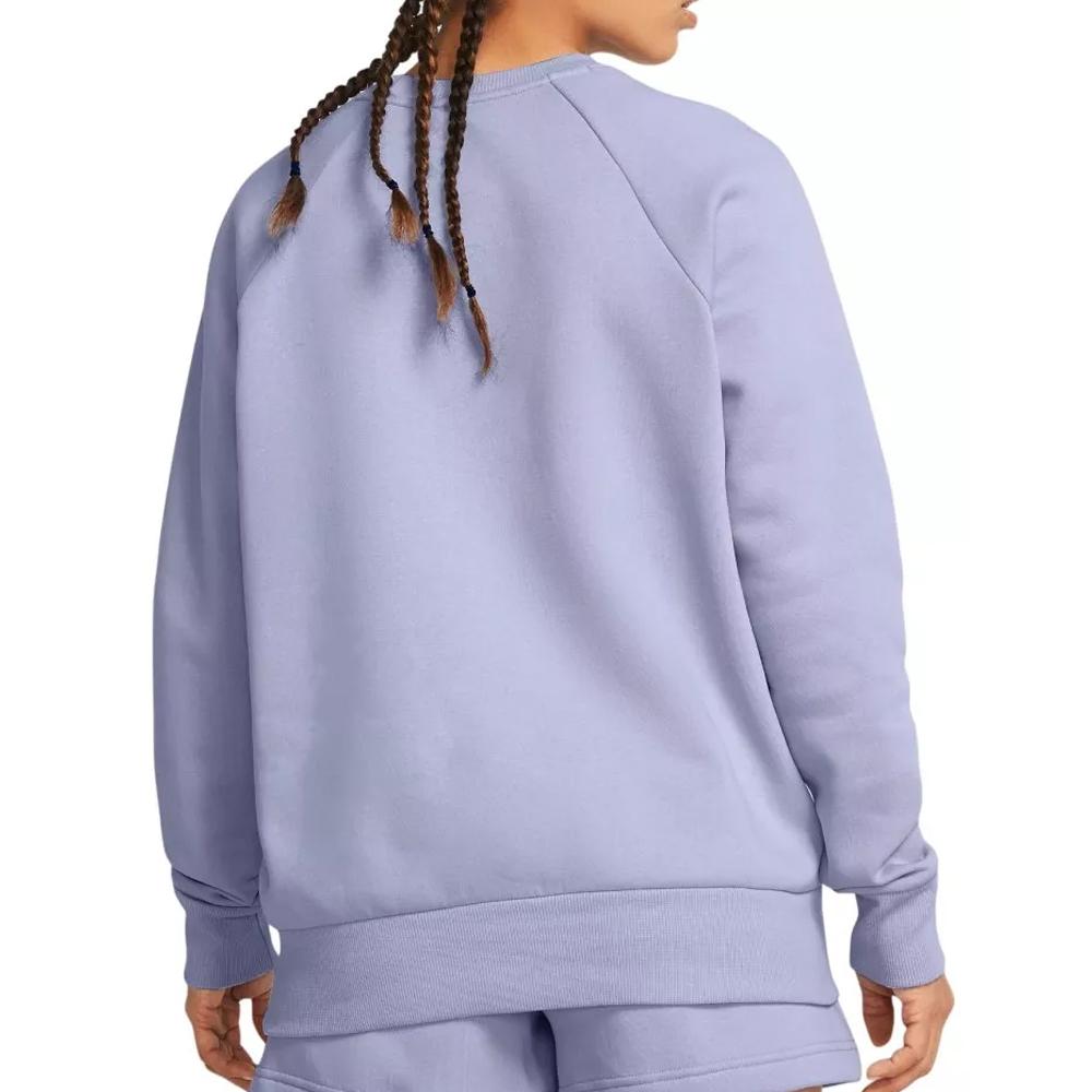 Sweat Violet Femme Under Armour Rival Fleece vue 2