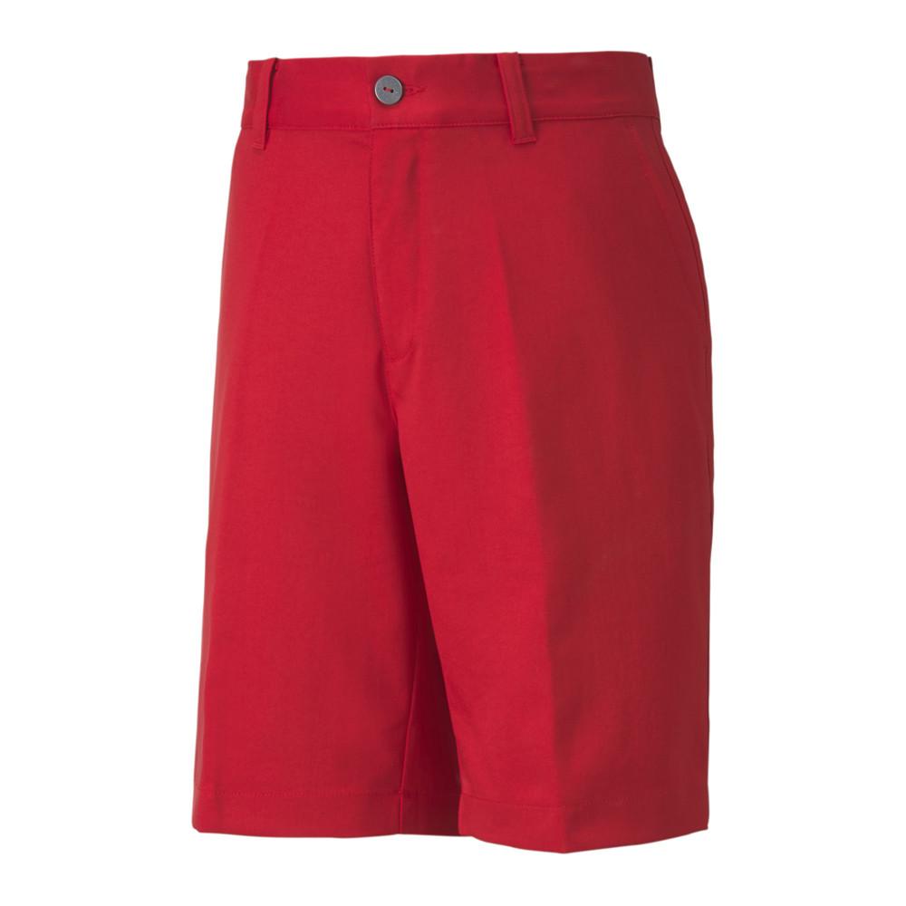 Short de golf Rouge Garçon Puma pas cher