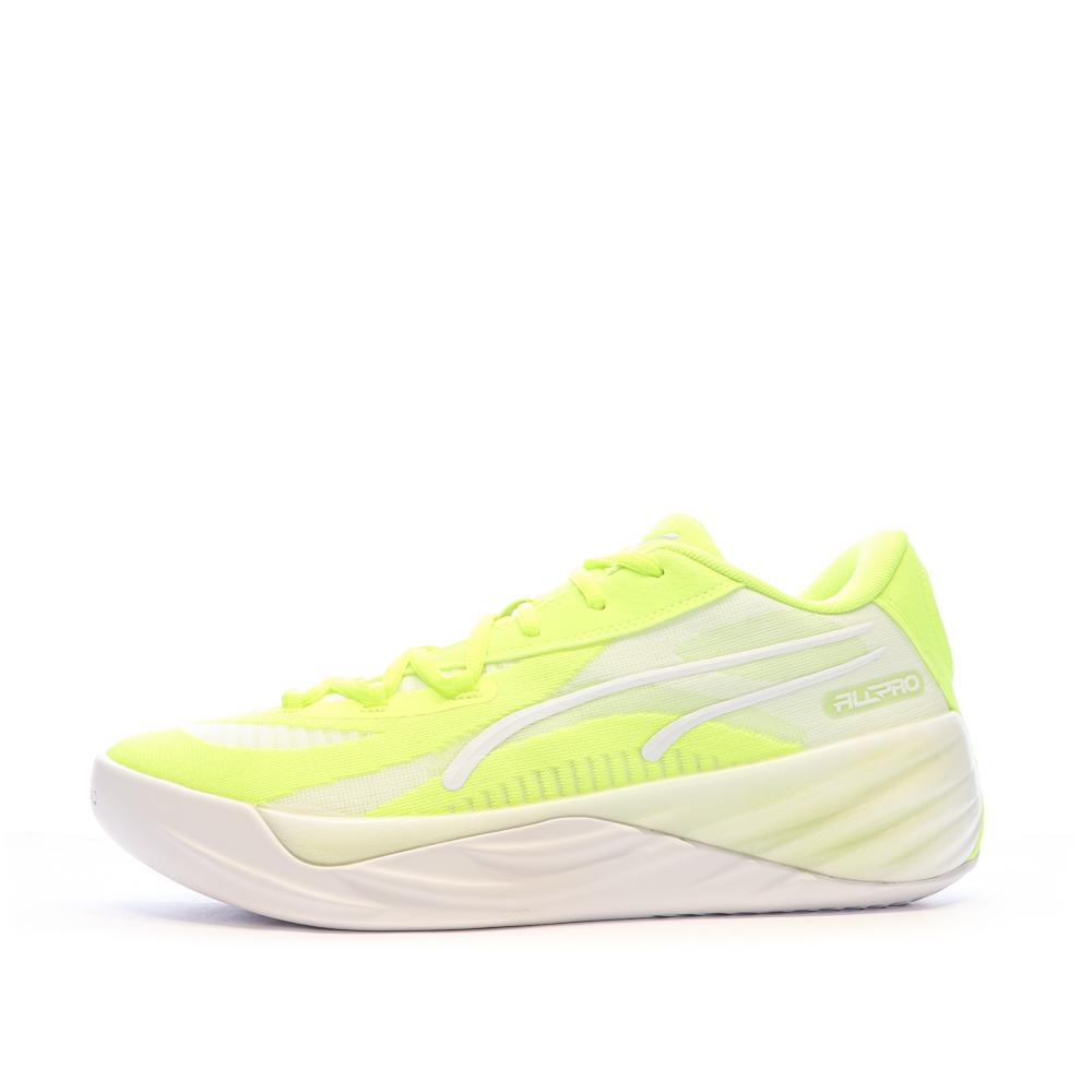 Chaussures de basket Jaune Homme Puma All-pro Nitro pas cher