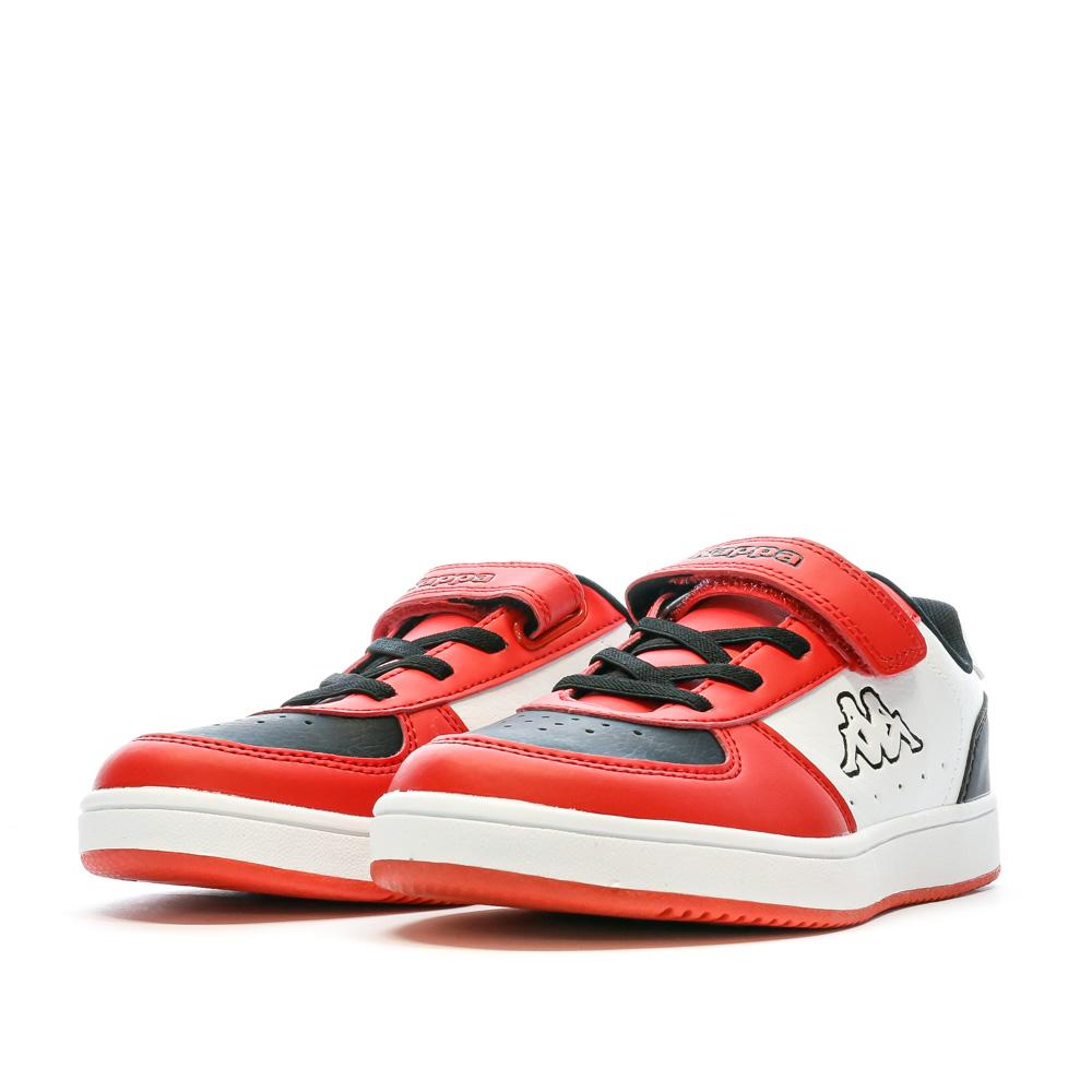 Baskets Noir/Rouge Garçon KAPPA Malone vue 6