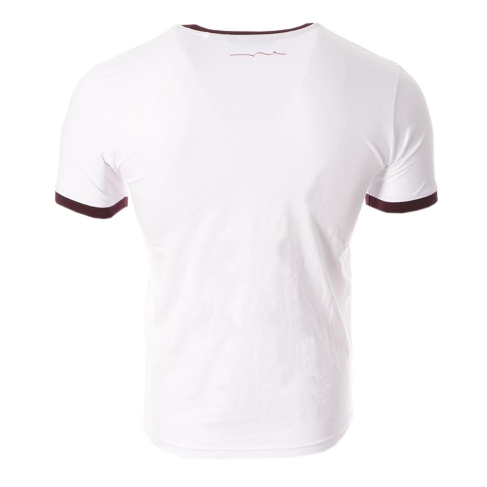 T-shirt Blanc homme Teddy Smith ticlass 3 vue 2