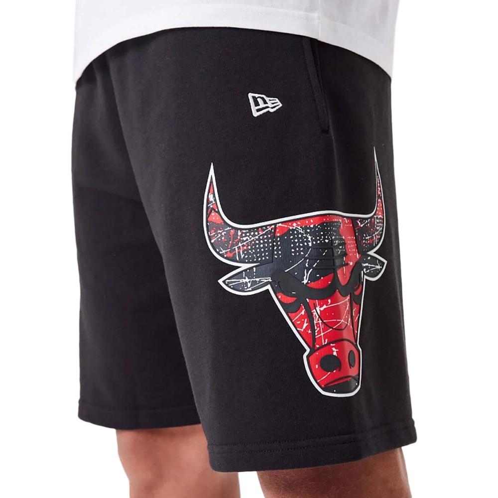 Short Noir Homme New Era Logo Chibul vue 2