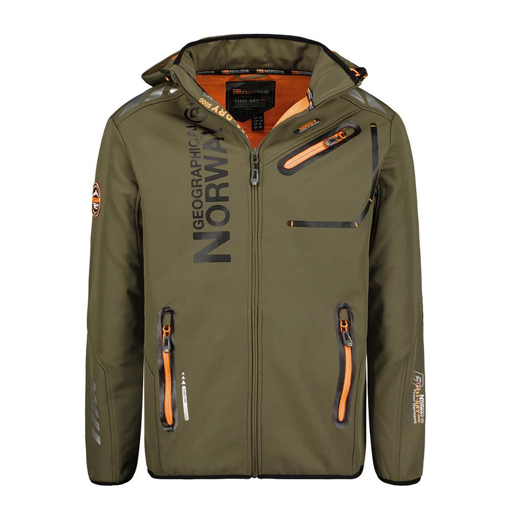 Parka Softshell Kaki Homme Geographical Norway Royaute WW1973H pas cher