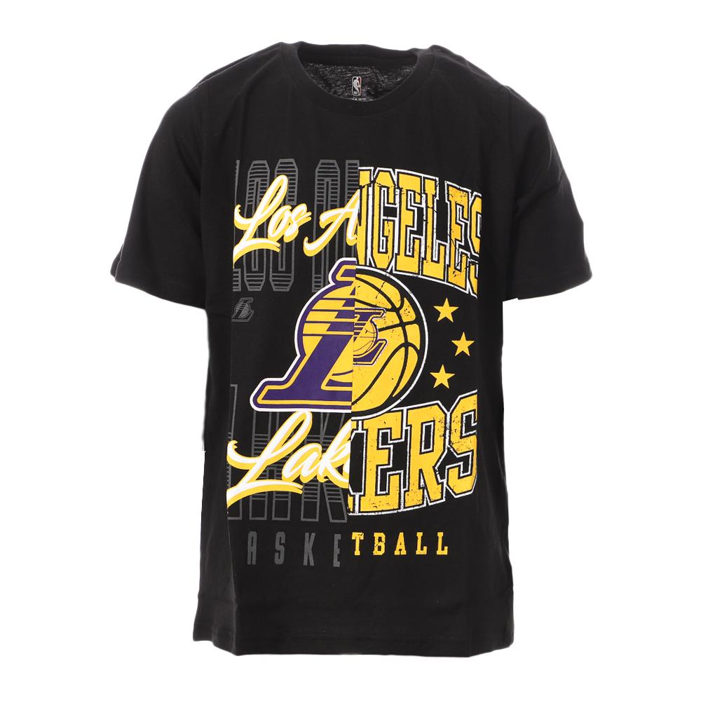 LOS ANGELES LAKERS T-shirt Noir Garçon NBA Times Two pas cher