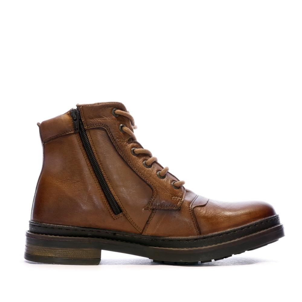 Boots en Cuir Marron Homme Redskins Triomphe vue 2