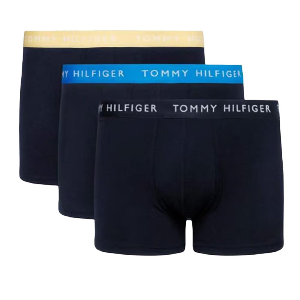 X3 Boxers Marine/Bleu Homme Tommy Hilfiger UM0UM02324 pas cher