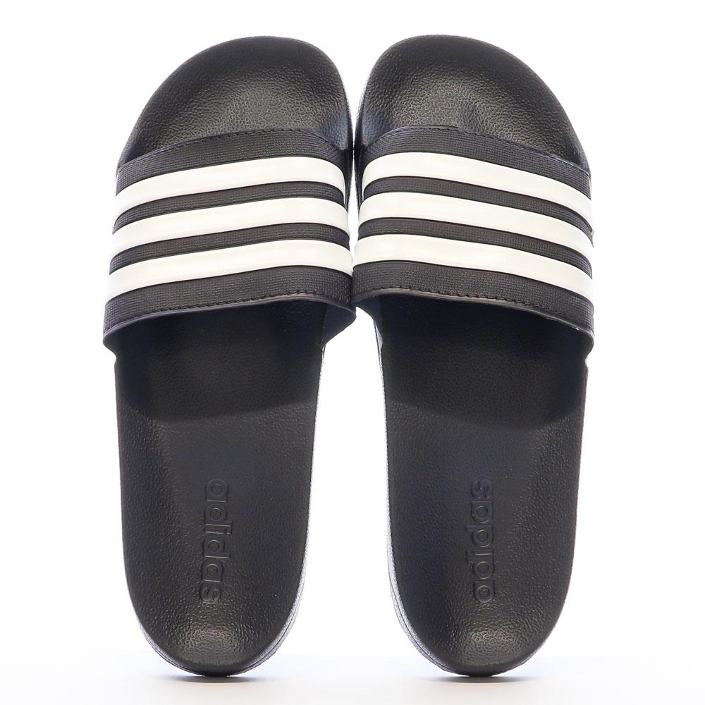 Claquettes Noires/Blanches Homme Adidas Adilette Shower vue 3