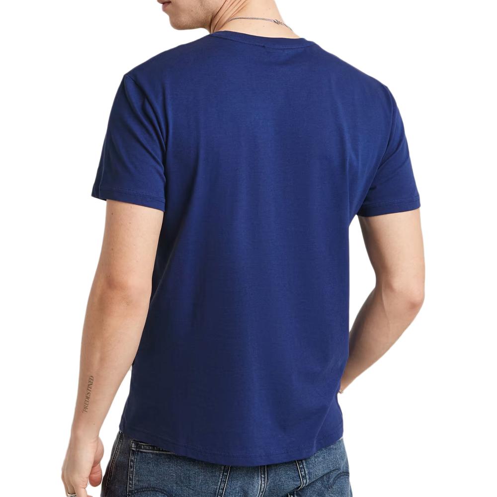 T-shirt Bleu Homme G-Star Raw Originals vue 2