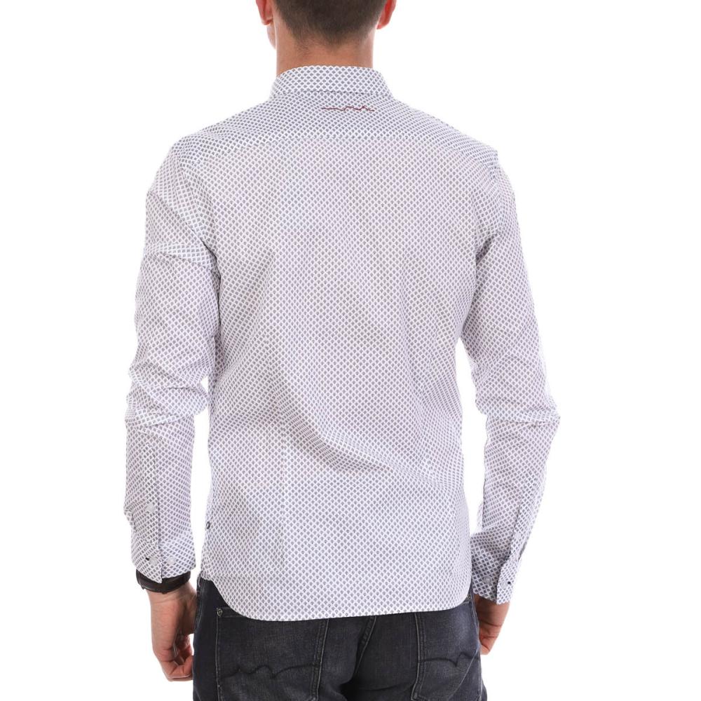 Chemise Blanche à motifs Homme Teddy Smith Carton Strectch vue 2