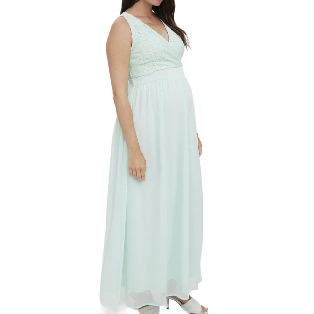 Robe Vert Pale Femme Vero Moda Marternity Ancle pas cher