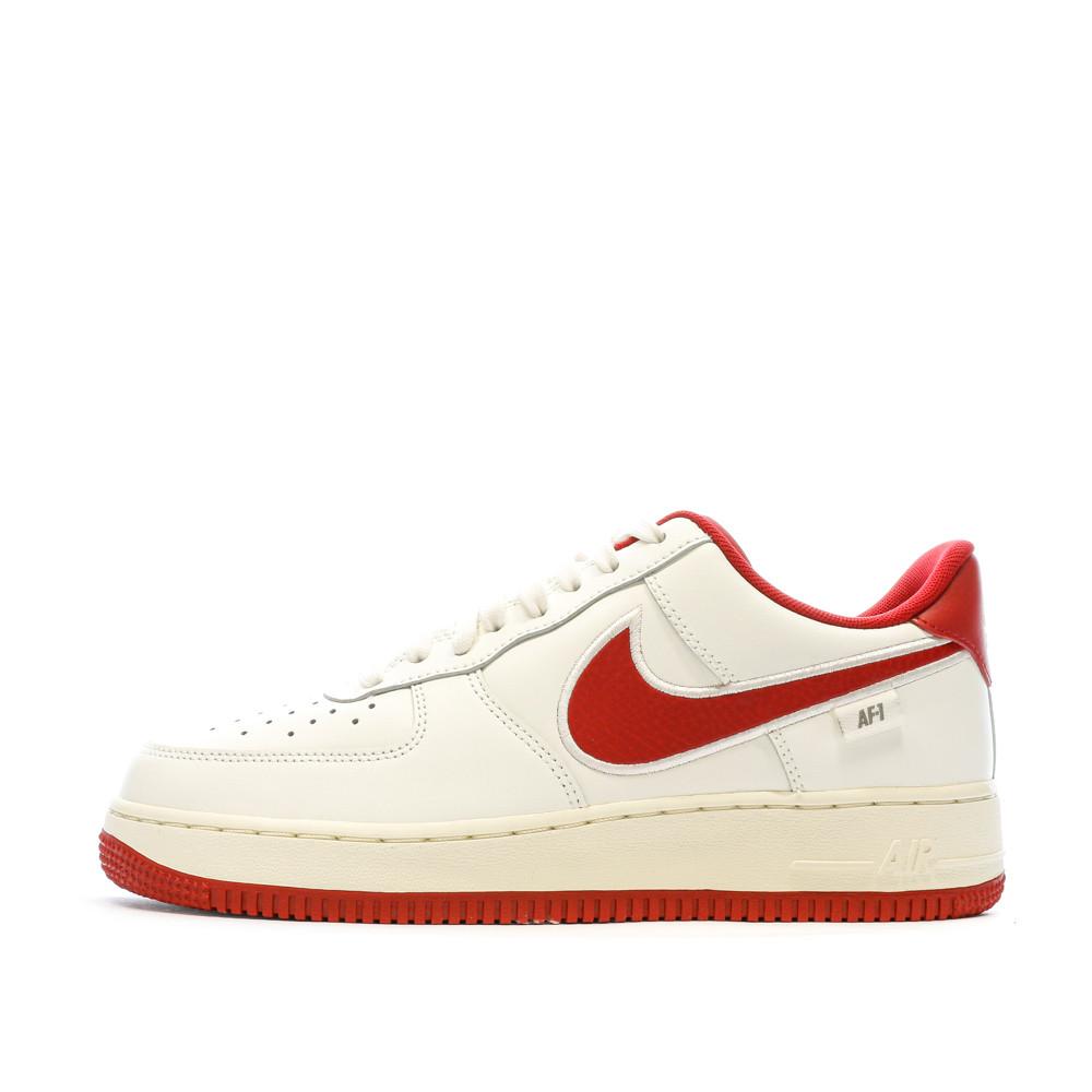 Baskets Ecru Rouge Homme Nike Air Force 1 Espace des marques