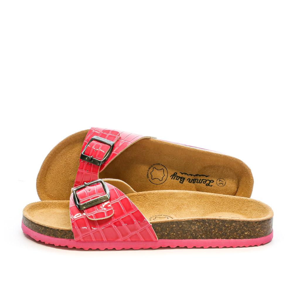 Sandales Roses Femme Lemon Bay Croco pas cher