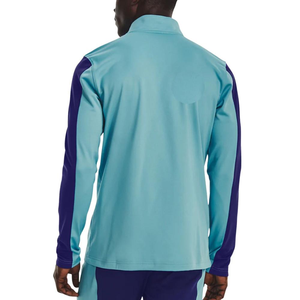 Sweat Bleu Homme Under Armour Challenger Midlayer vue 2