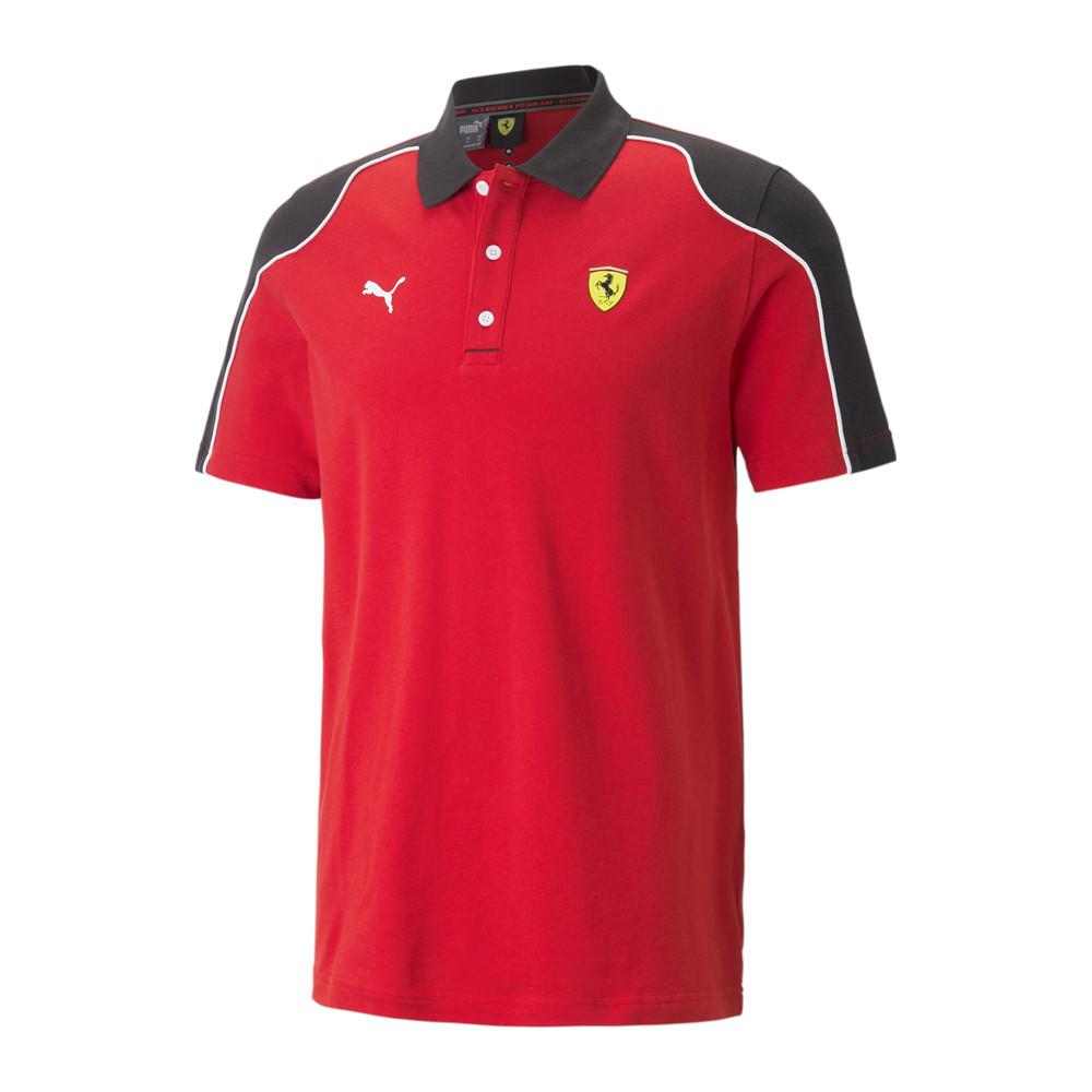 Polo Rouge Homme Puma Scuderia Ferrari Race pas cher