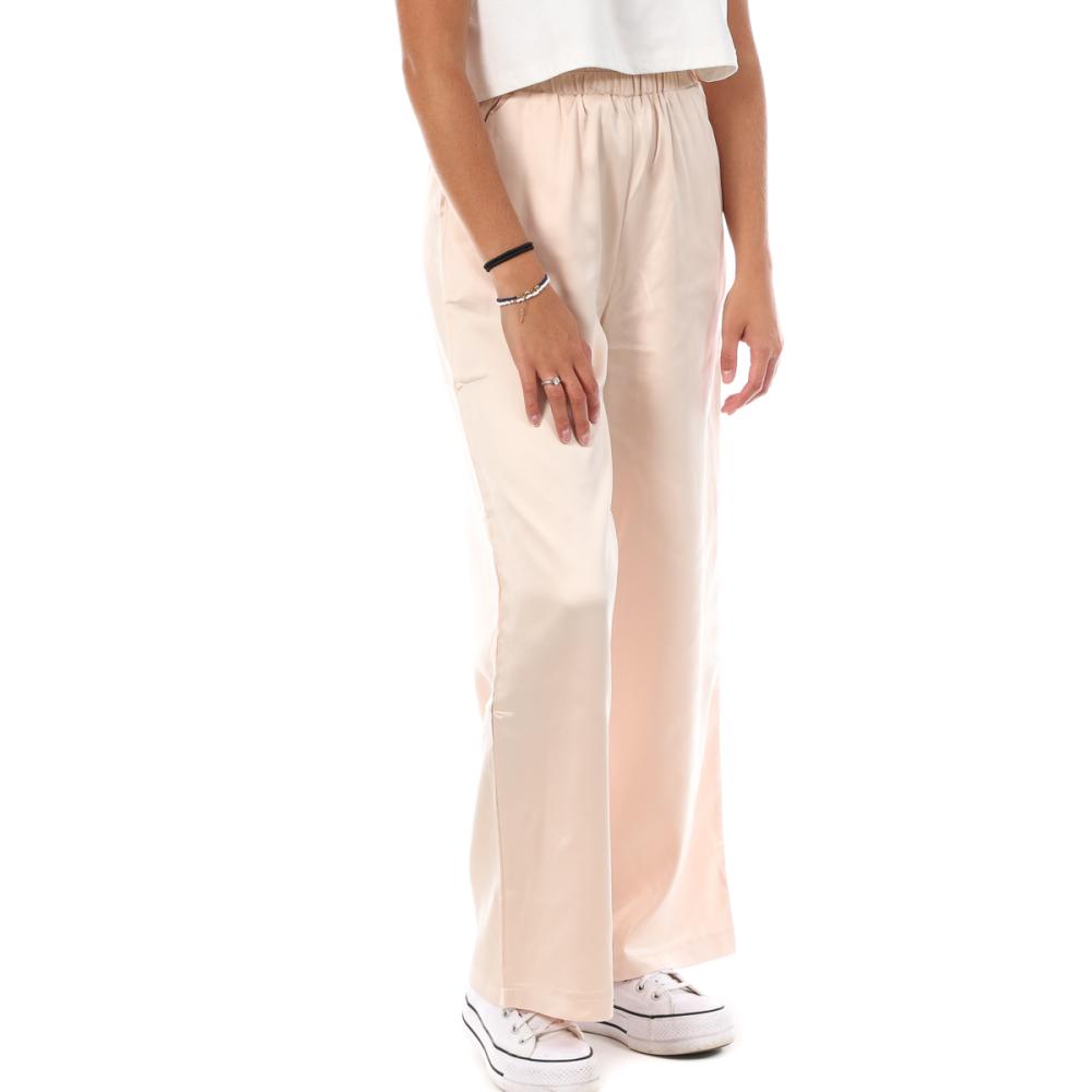 Pantalon Fluide Beige Femme Monday Premium D9955 pas cher