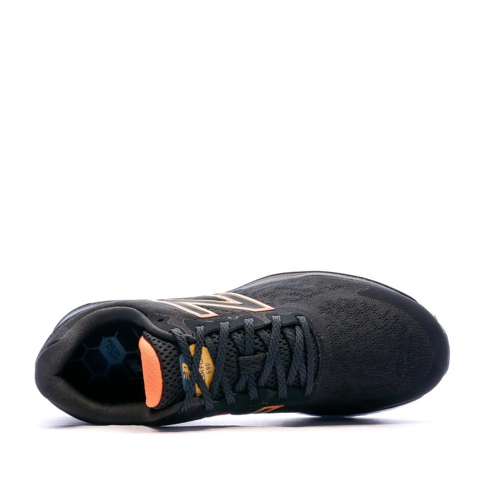Chaussures de running Noir/Orange Homme New Balance 680v7 vue 4